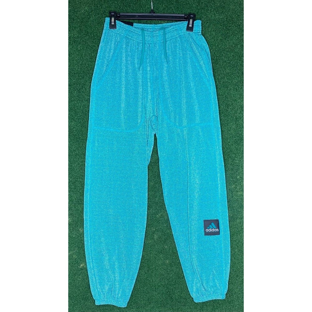 XS adidas EQT Reflective Pants Green Equipment Joggers Sweatpants JP0356 Men's